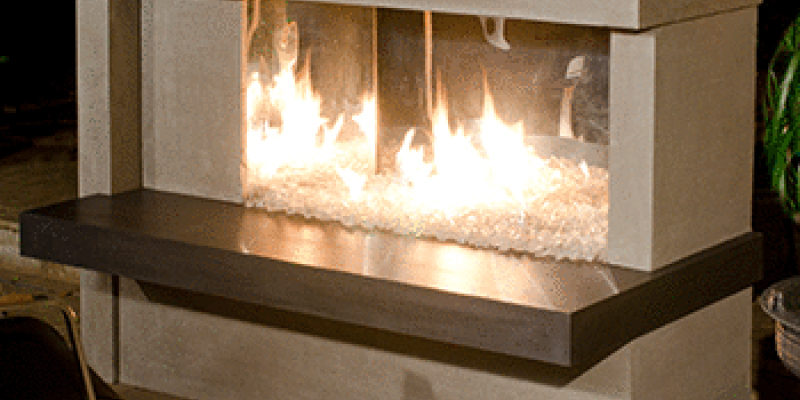 astria outdoor fireplace Manhattan